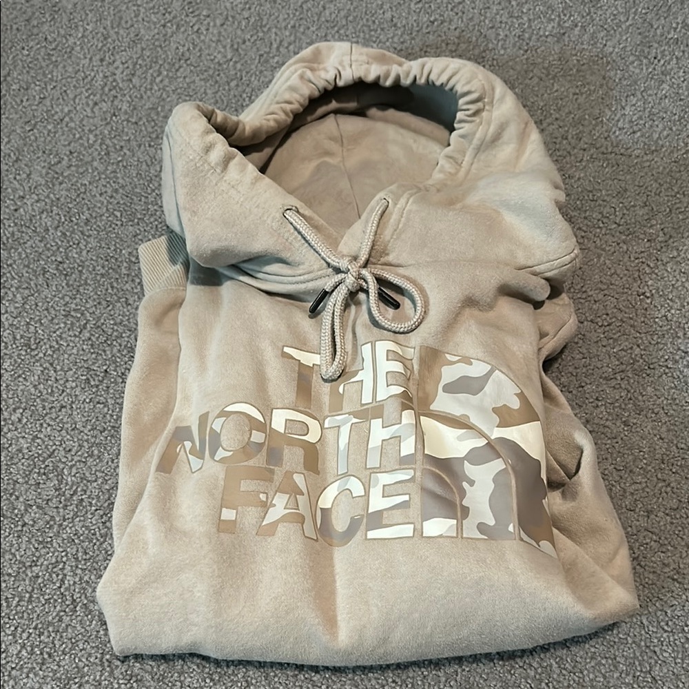 The North Face Light Gray Hoodie
